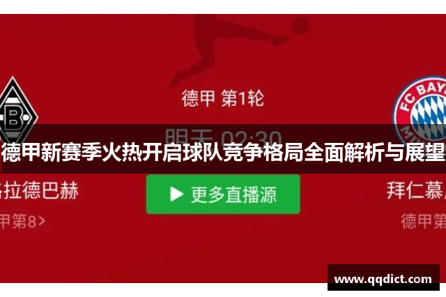 德甲新赛季火热开启球队竞争格局全面解析与展望